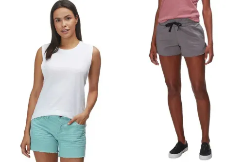 Basin and range slub muscle tank everyday knit short.